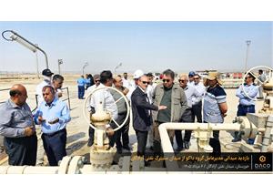 2 مدیرعامل داکو از بخش‌های عملیاتی میدان مشترک نفتی آزادگان بازدید کرد