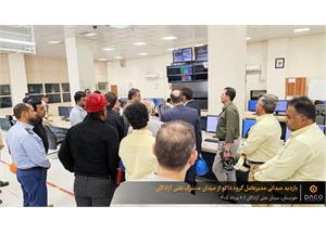 6 مدیرعامل داکو از بخش‌های عملیاتی میدان مشترک نفتی آزادگان بازدید کرد