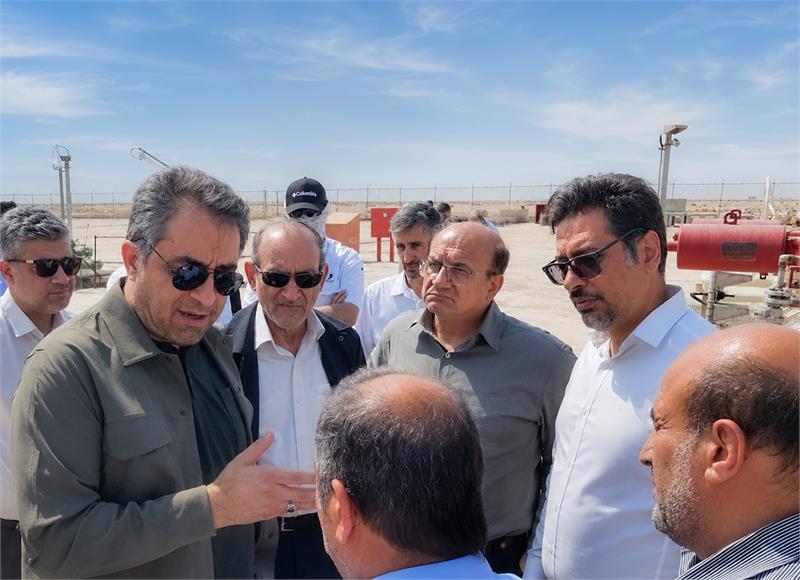 DACO CEO Visits Operational Areas of the Azadegan Shared Oil Field